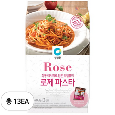 대상 청정원 크림 로제파스타, 644.4g, 13개