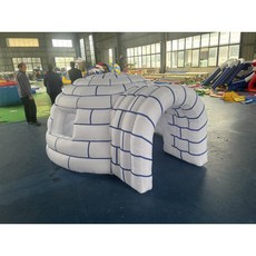 이글루 에어바운스 스노우동굴 실내놀이터 크리스마스 체육 축제, 3x2.5x1.3m, 1개