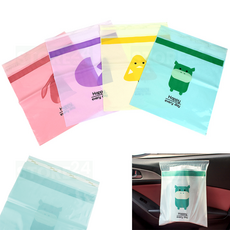 스토어24 붙이는 차량용 쓰레기통 15매입 차량용쓰레기봉투, 하마, 1개