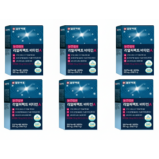 일양약품 리얼 퍼펙트 눈건강 비타민A 30정 6개