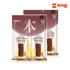 [G][머거본] 직화육포 180g(90*2봉 번들) 2봉(총360g), 180g, 2개