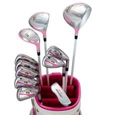 高爾夫球桿全套組 初學專用 男女款 GOLF球桿 高爾夫練習桿, PA660女士全套L級11支無球包