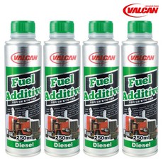 발칸 디젤/경유 자동차 연료첨가제 250ml /연비향상 출력증강 매연감소, 4개