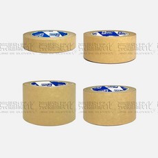 京閣織化 AT牛皮紙膠帶 1顆 布紋膠帶 手撕膠帶 牛皮紙膠帶, 1個, 48mm*35m