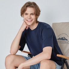 BYC 보디드라이 하이코튼 쿨링 남성 반팔티 EDZ0082