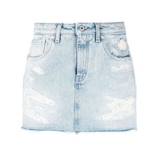 헤론프레스톤 디스트레스드 데님 스커트