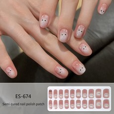 Sevalo 솔라젤 네일스트립 반경화젤네일, 20개, ES-674