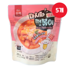 한맥 마시따 떡볶이 로제 200g x 5개