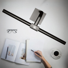 GENTECH 靖軒科技 立體照明專業工作燈 光之塔檯燈二代 防眩護眼無藍光 大範圍照明 製圖燈 美甲燈, 黑色