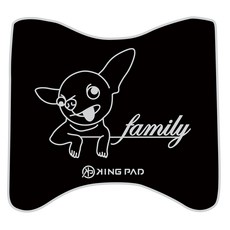 機車止滑立體腳踏墊, 吉娃娃K35(淡灰)XS