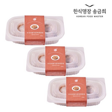 한식명장 송금희 반찬 국내산 우거지청국장, 3개, 500g