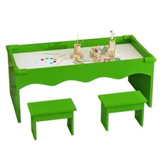 유아용 모래놀이 세트 모래놀이터 점토 장난감 테이블 어린이집 유치원 원목소재, 100길이50폭60고도, 1개