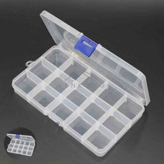 사렌콩 소품 정리 보관 케이스 15칸 부품보관케이스 비즈보관케이스 부품보관함