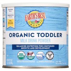 [얼스 베스트] Organic Toddler Milk Drink Powder 1 Year & Up 21 oz (595 g), 1개, 595g