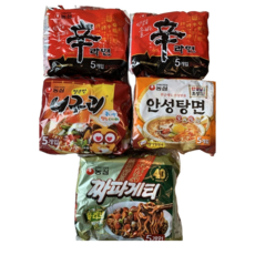 신라면 10봉+너구리 5봉+짜파게티 5봉+오징어짬뽕 5봉 (총 25봉), 25개, 농심 신라면 10봉+너구리 5봉+짜파게티 5봉+오징어짬