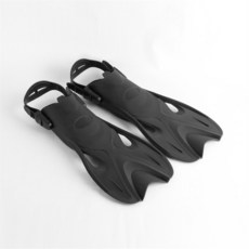 완자스토어 스트랩 오리발 블랙 235-255mm 숏오리발