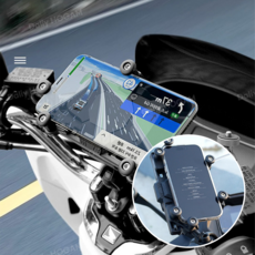 일상HO감 개편해 오토바이 자전거 핸드폰 거치대 바이크 핸들백미러통합형, k002-충격방지사이드밀러형