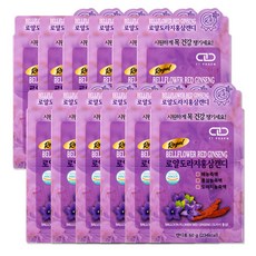 로얄 도라지 홍삼 캔디 10개입 목캔디, 60g, 12개