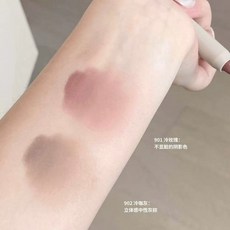 荔萌塑影修容筆 側影鼻影臥蠶筆，新手適用，立體面部陰影，零技巧打造精緻妝容, 902冷咖灰, 1個