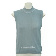 cammello 반폴라 얇은 니트 나시티 무지 베이직 이너티