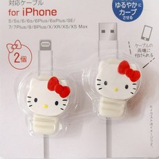 산리오 케이블 프로텍터 선보호 휴대폰, 1개, 헬로키티