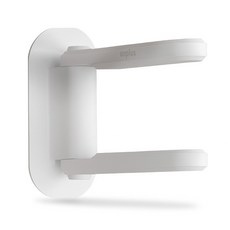 앙플러스 무타공 현관문 안전고리 문고리 잠금장치 걸쇠, 1개, 화이트