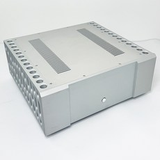 CNC 甲類散熱器純後級功放 電源外殼 全鋁型材機箱 鋁屏蔽工控機, 1個, 全白色