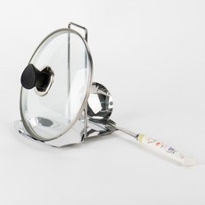 꿀이맘 스텐 냄비뚜껑 조리도구 거치대 냄비뚜껑받침대