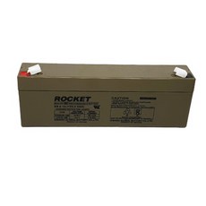 로케트 ES2-12(12V-2AH) 납축 연축전지 충전식 배터리, 1개, 1