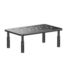 Allilio 메탈 높이조절 모니터 받침대 다용도 노트북 거치대, 블랙