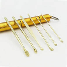 스텐 귀이개 부품 골드 휴대용 소모품 자재 파츠, 본상품