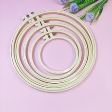 戳戳樂配件 戳筆 戳針 三角架 戳戳繡, 1個, 仿竹繡棚(內徑8cm)