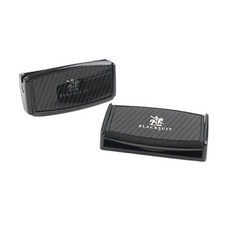 BLACKSUIT 碳纖紋 車用安全帶夾, 1個