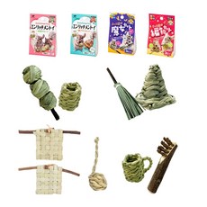 HIPET 草編小動物玩具角色扮演組 魔女套裝 適用鼠兔, 魔女組, 1套