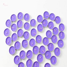 다있으예 원형 캔들 티라이트 50p 미니향초