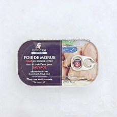 老船長 鱈魚肝 煙燻 in own oil, 1個, 120g