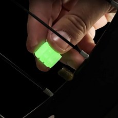 야광 타이어 밸브캡 2P 에어캡 휠캡 공기주입구 마개 dus+254qu, 블루2p