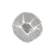 NW 선풍기 커버 안전망 그물망 손보호 중형 41cm, 1개, 화이트