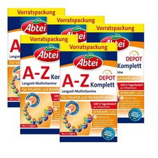 압타이 A-Z 컴플리트 멀티비타민 Abtei A Z Complete Multivitamins, 5개, 40정