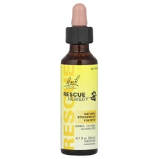 건강챙기세요 Bach Rescue Remedy® 펫 반려동물용 천연 스트레스 완화제 20ml(0.7fl oz) 백살까지오래오래, BachRescueRemedy펫반려동물용천연스트레스완화