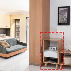 전자 레인지 수납장 오븐 밥솥 정리대 주방 렌지 대 가전 진열장 선반장 장식장 싱크대 서랍형 트롤리, 아카시아