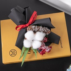 솔베리목화납골당꽃다발 20cmS 조화 인테리어, 2개