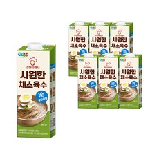 정식품 시원한 채소육수 950ml, 6개