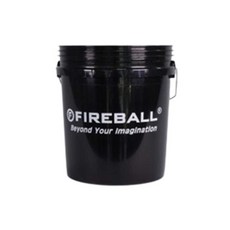 파이어볼 세차버킷 18L (세차물통) 블랙, 1개
