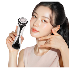 밴드스토어 갈바닉 마사지기 얼굴 고주파 뷰티디바이스 리프팅 탄력홈케어 모공 피부 관리 기기, BDS-D829, 화이트