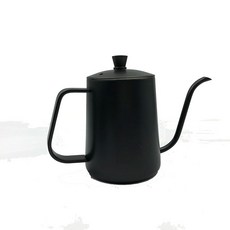 미니 인덕션 드립 직화 캠핑 드립 포트 핸드 주전자 주전자 커피, A. 핸드 붓기 냄비 600ml 블랙