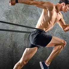 스트레칭 근력 풀업 저항 운동 밴드 스쿼트 요가 헬스 세트 라텍스 탄력 고무 103KG, 1개