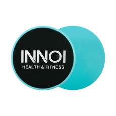 INNOI 글라이딩디스크 슬라이딩 코어슬라이더 힙 복근 복부 홈트레이닝 소도구, 민트