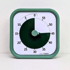 Time Timer Home MOD 60分鐘計時器 3.5吋 專注時間管理, 1個, 綠色x1個-實物如圖