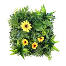 인조 잔디 식물 벽 패널 녹색 홈 장식용 슈링글 네일, 1개, 23. picture color7